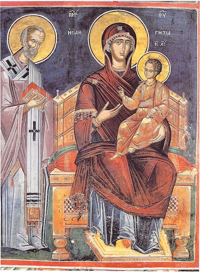 Theotokos "Enthroned" icon (8)