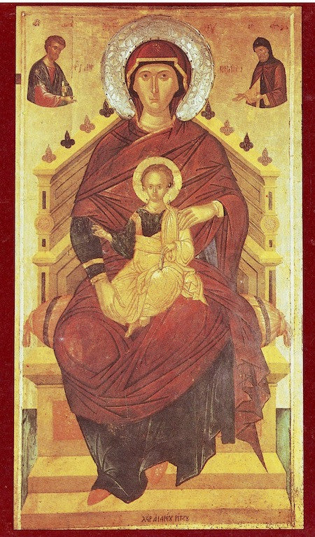 Theotokos "The Lady of the Angels" icon (2)