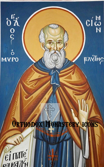 St. Simon the Myrrh-gusher icon