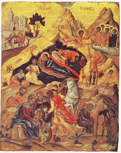 Nativity of our Lord Jesus Christ and the Veneration of the Magi icon