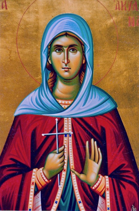 St. Aquilina the Virgin- Martyr icon