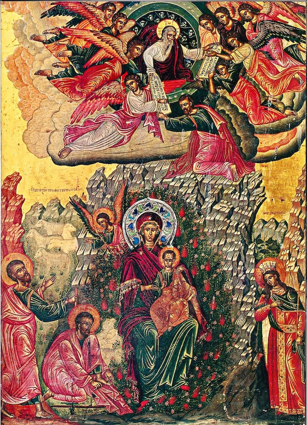 Theotokos "The Burning Bush" icon