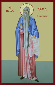St. David of Evia, the Elder icon