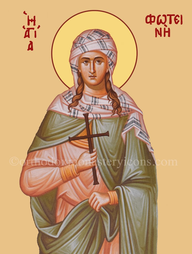 St. Photini Equal to the Apostles icon
