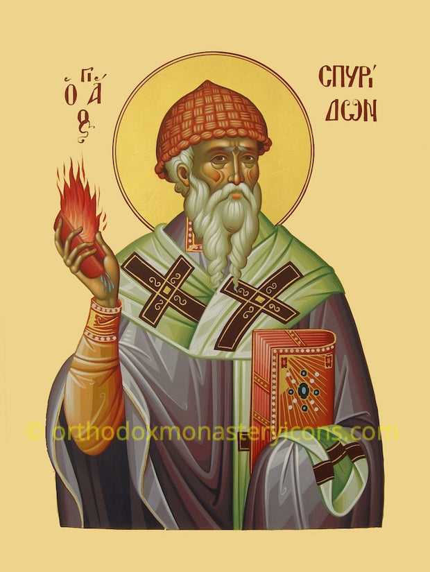 St. Spyridon Bishop of Tremithus icon (2)