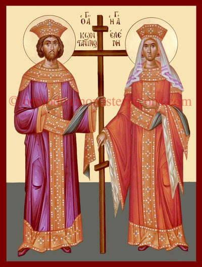 Ss. Constantine and Helen icon (4)