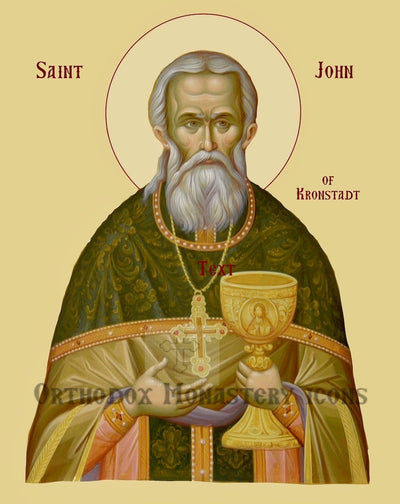 St. John of Kronstadt icon