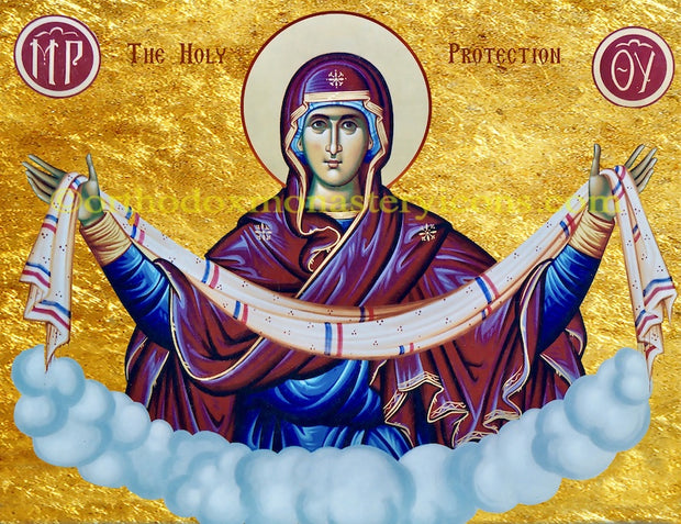 Theotokos "Holy Protection" icon (4)