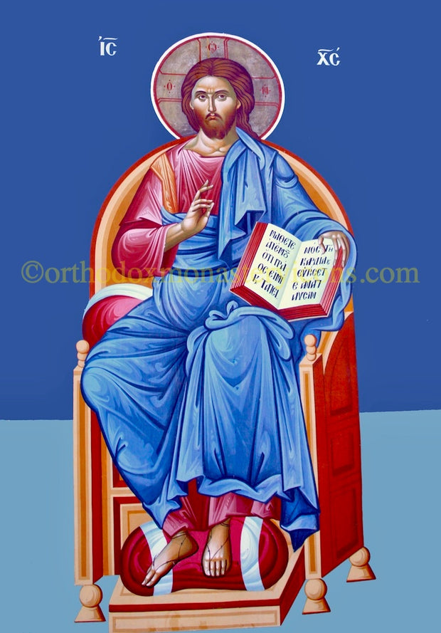 Jesus Christ "Enthroned" icon (2)