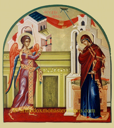 Annunciation of Theotokos icon (8)