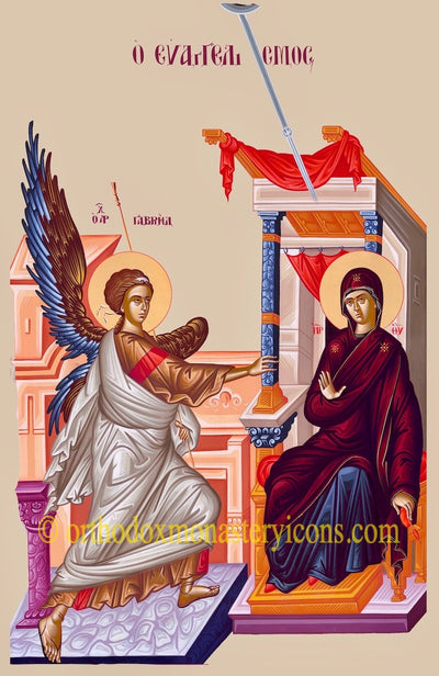 Annunciation of Theotokos icon (9)