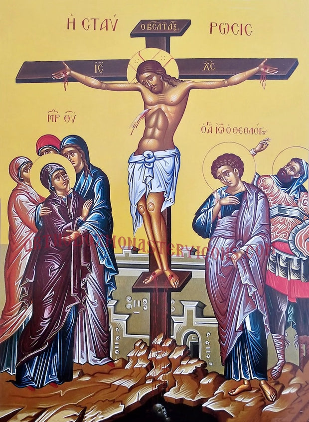 Crucifixion icon (4)
