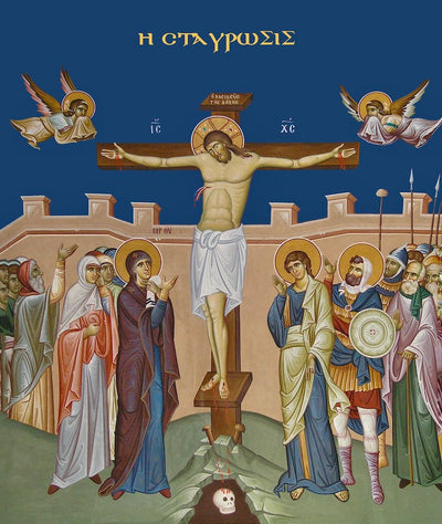 Crucifixion icon (7)