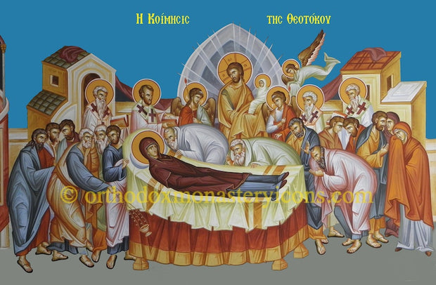 Dormition of Theotokos icon (10)