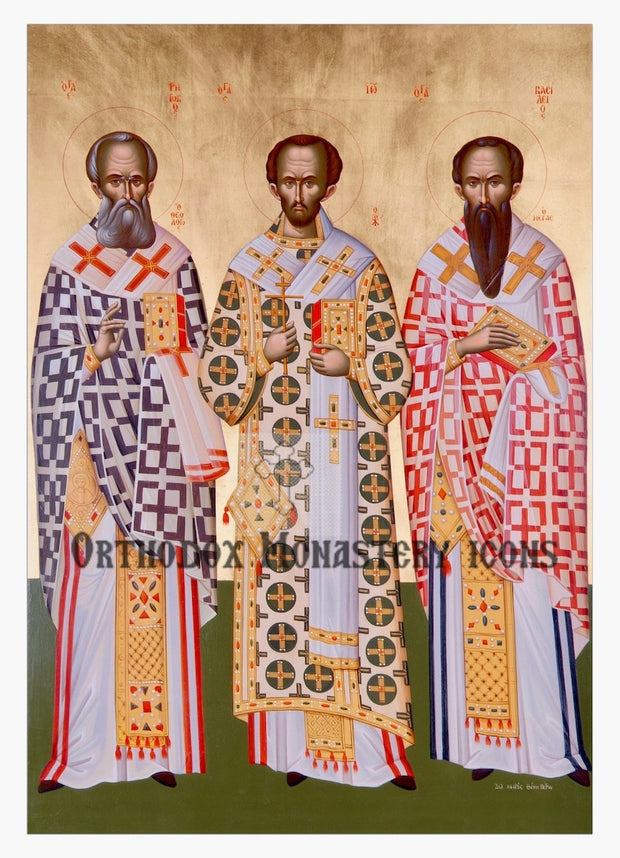 Three Hierarchs (Basil, Gregory, John) icon (1)