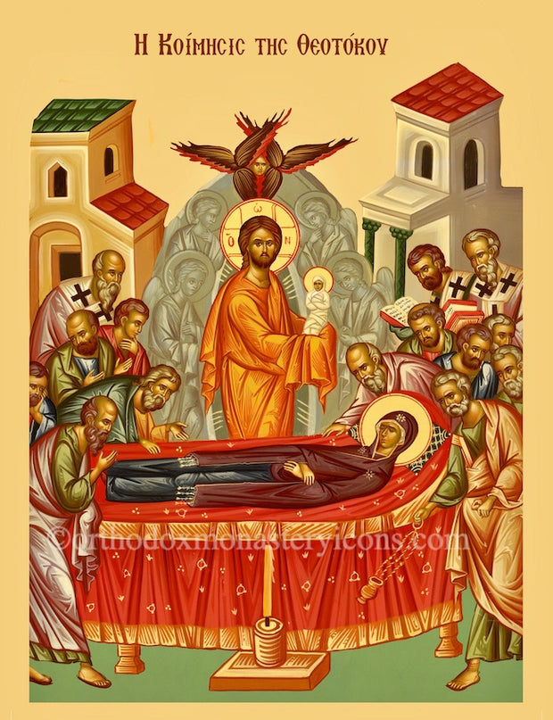 Dormition of Theotokos icon (5)