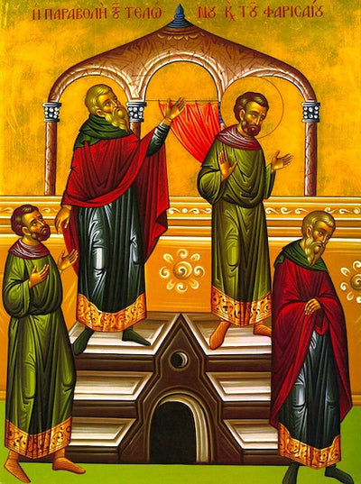 Publican and Pharisee icon