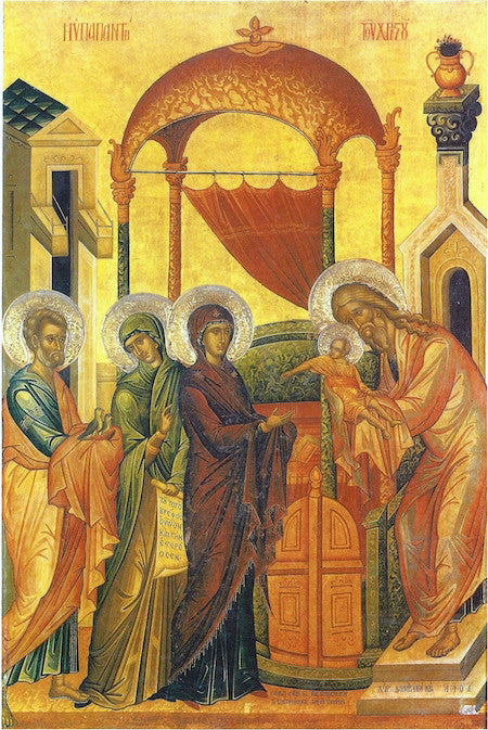 The Presentation Of Jesus In The Temple Icon Presentation Of Christ In