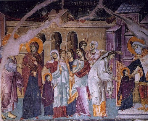 Entrance of Theotokos into the Temple icon (3)