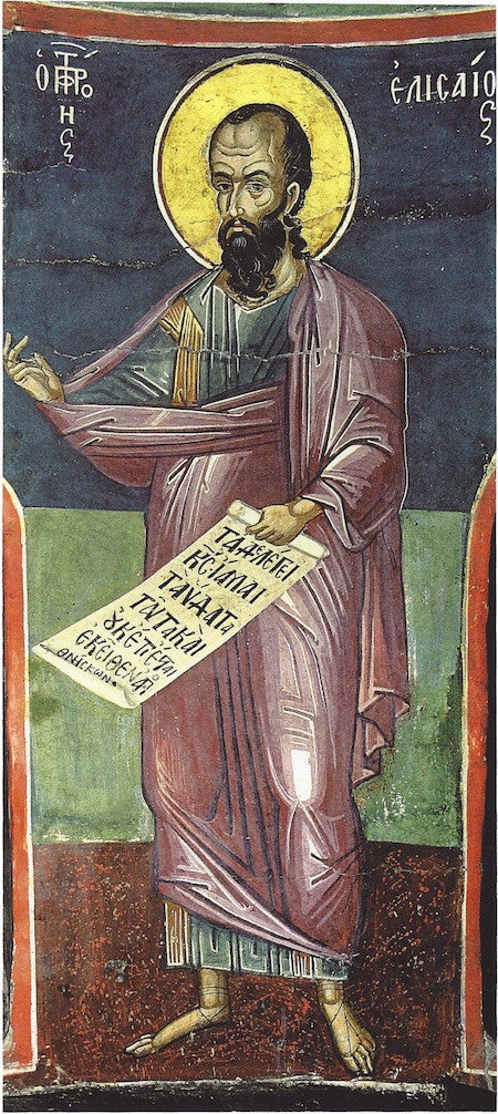 Elisha the Prophet icon