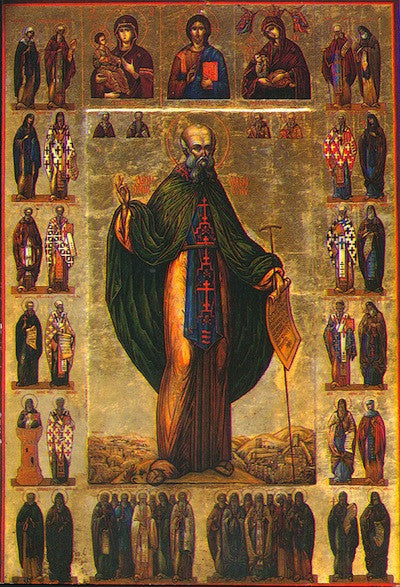 St. Savvas the Sanctified icon (1)
