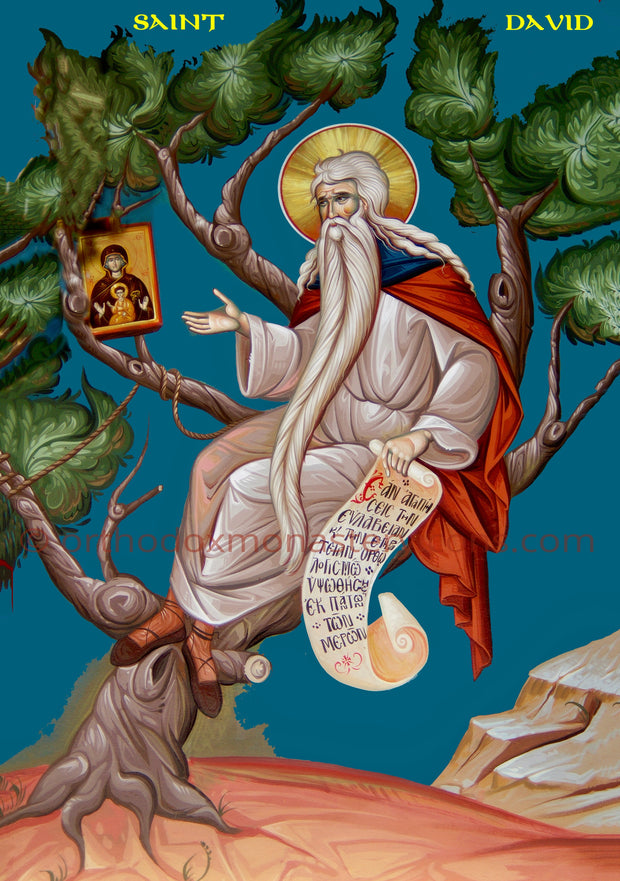 St. David of Thessaloniki icon (2)