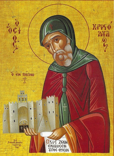 St. Christodoulos of Patmos icon