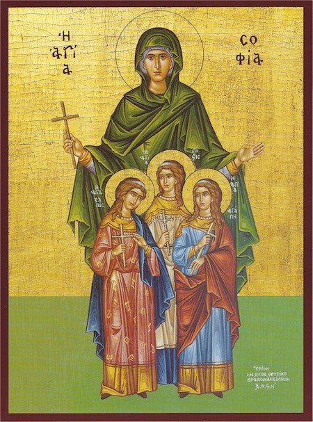St. Sophia and Daughters icon (2)