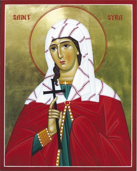 St. Syra Martyr of Persia icon