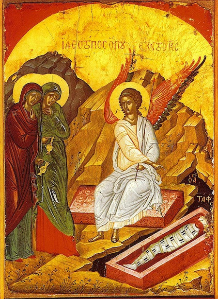 Greeting of the Angel to the Myrrh-bearers icon (1)