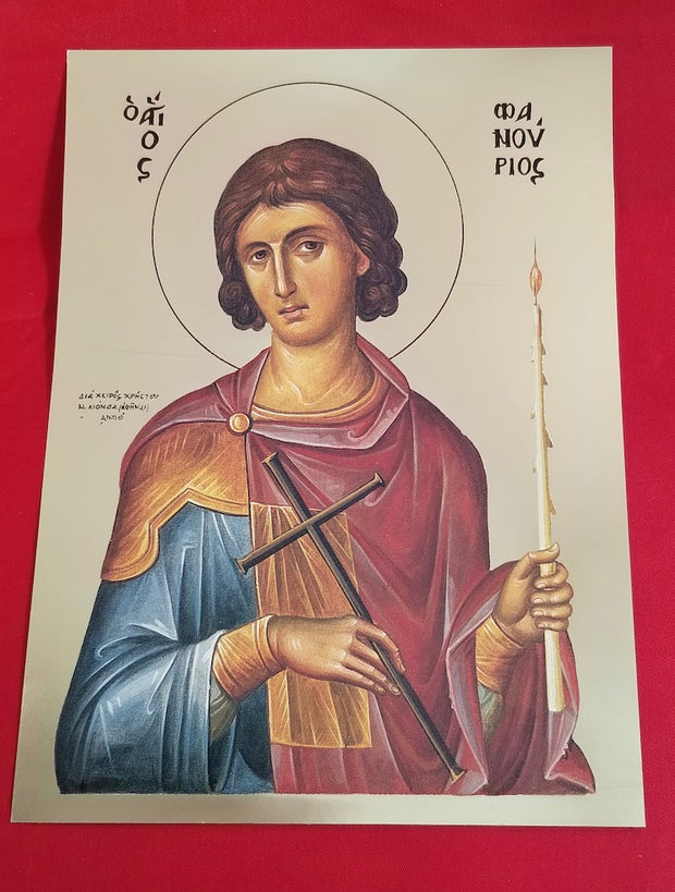 St. Phanourius icon (GF)