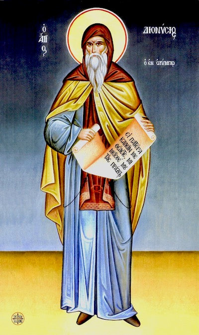 St. Dionysios of Olympus icon