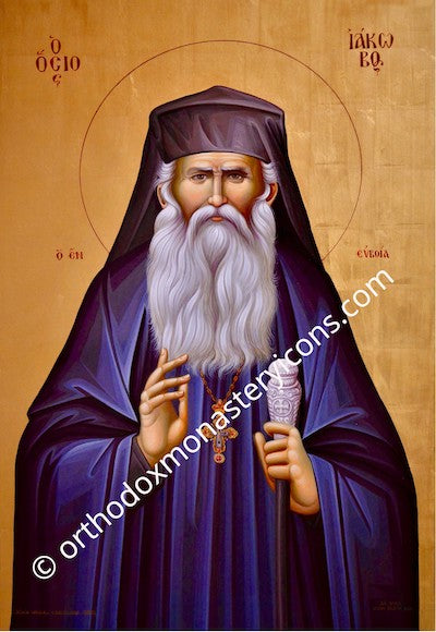 St. Iakovos of Evia icon