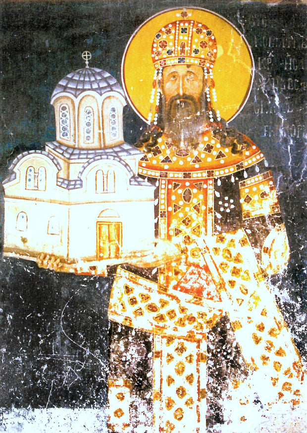 St. Stephen Milutin of Serbia icon