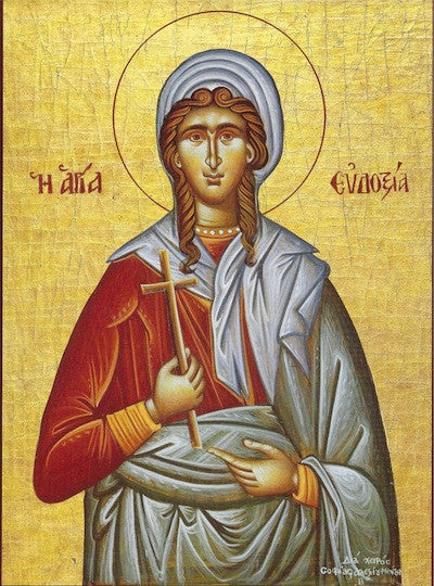 St. Evdoxia of Egypt icon