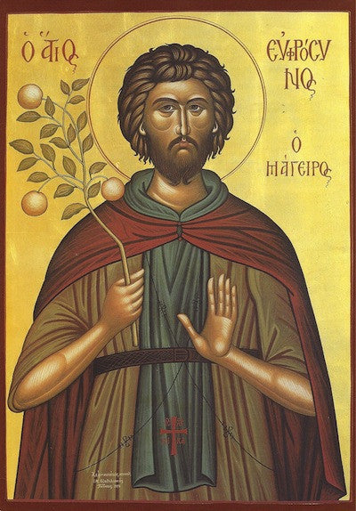 St. Euphrosynos the Cook icon