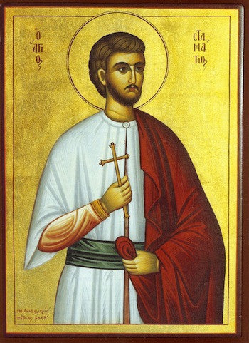 St. Stamatios the new Martyr of Chios icon