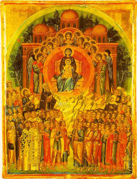 Theotokos "In Thee Rejoiceth" icon (2)