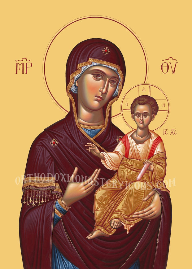 Jesus Christ and Most Holy Theotokos Pair Icons(P5)