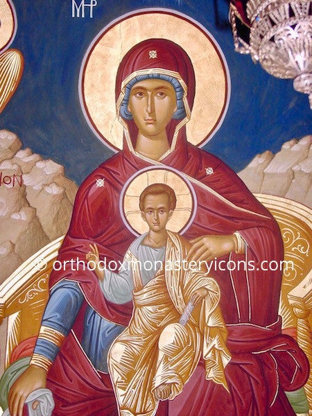 Theotokos "Platytera" icon (3)