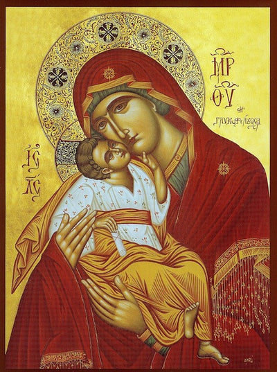 Theotokos "Tenderness" icon (5)