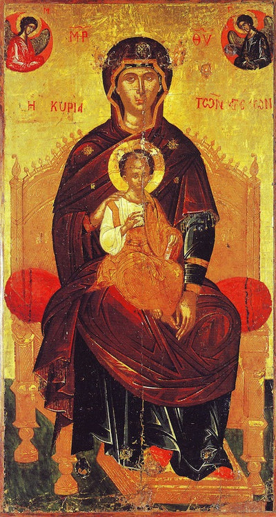 Theotokos "The Lady of the Angels" icon (1)