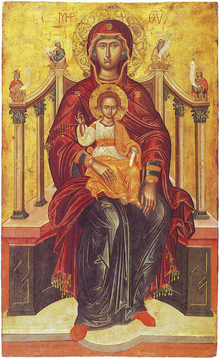 Jesus Christ and Most Holy Theotokos Pair Icons(P19)