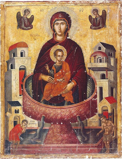 Theotokos "Life Giving Spring" Icon (3)