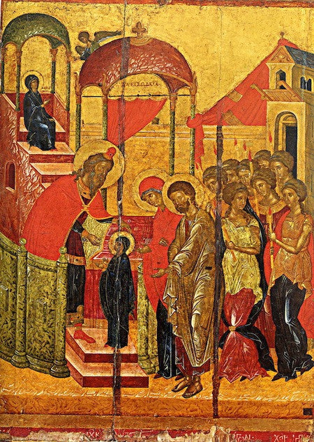 Entrance of Theotokos into the Temple icon (1)