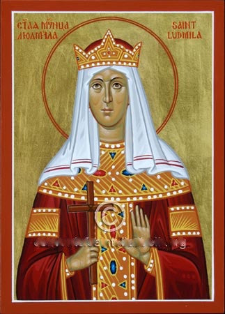 St. Ludmila of Bohemia icon